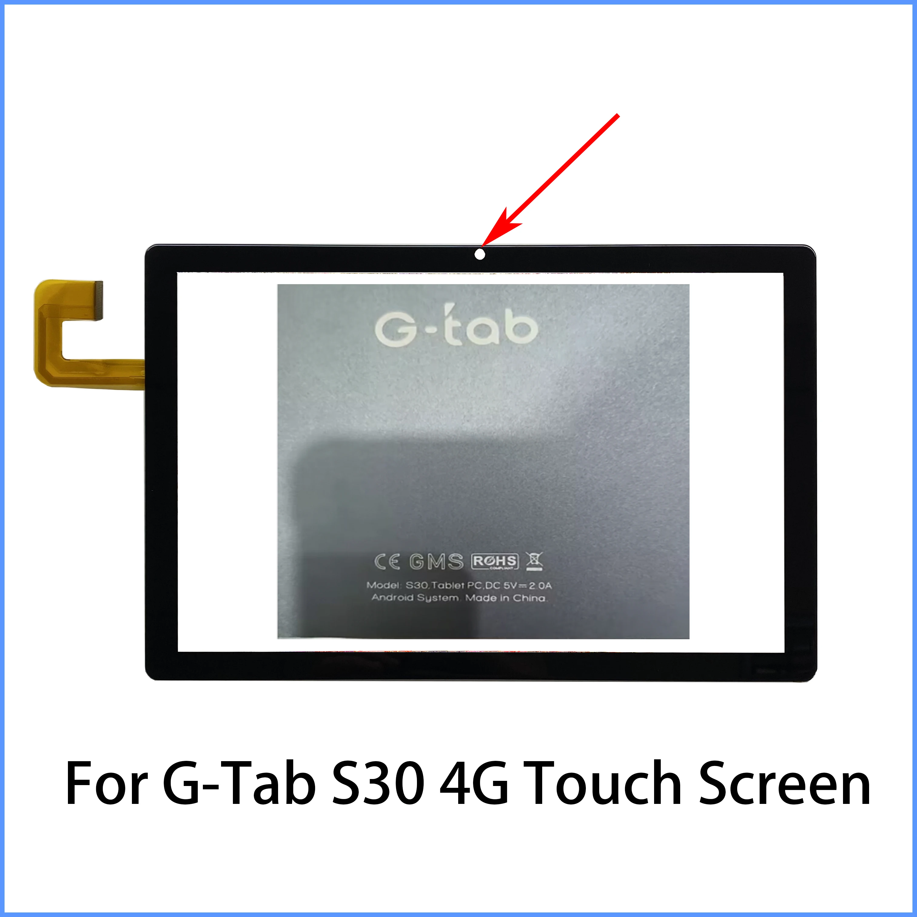 

New For 10.1 Inch G-Tab S30 4G Tablet External Capacitive Touch Screen Digitizer Panel Sensor Replacement Phablet Multitouch