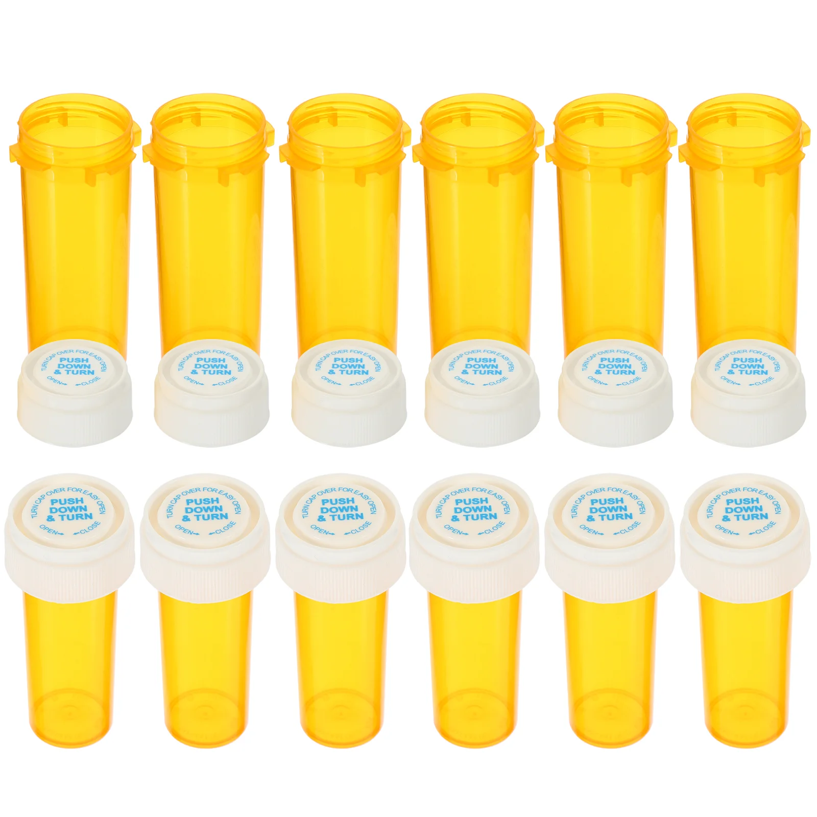 

12 Pcs Transparent Travel Box Small Bottle Portable Key Fob for Outdoor Pp Medicine Accessory