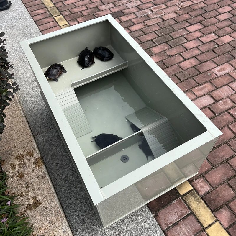 Утолщенный ящик для разведения с террасовым резервуаром пруда водным желтым