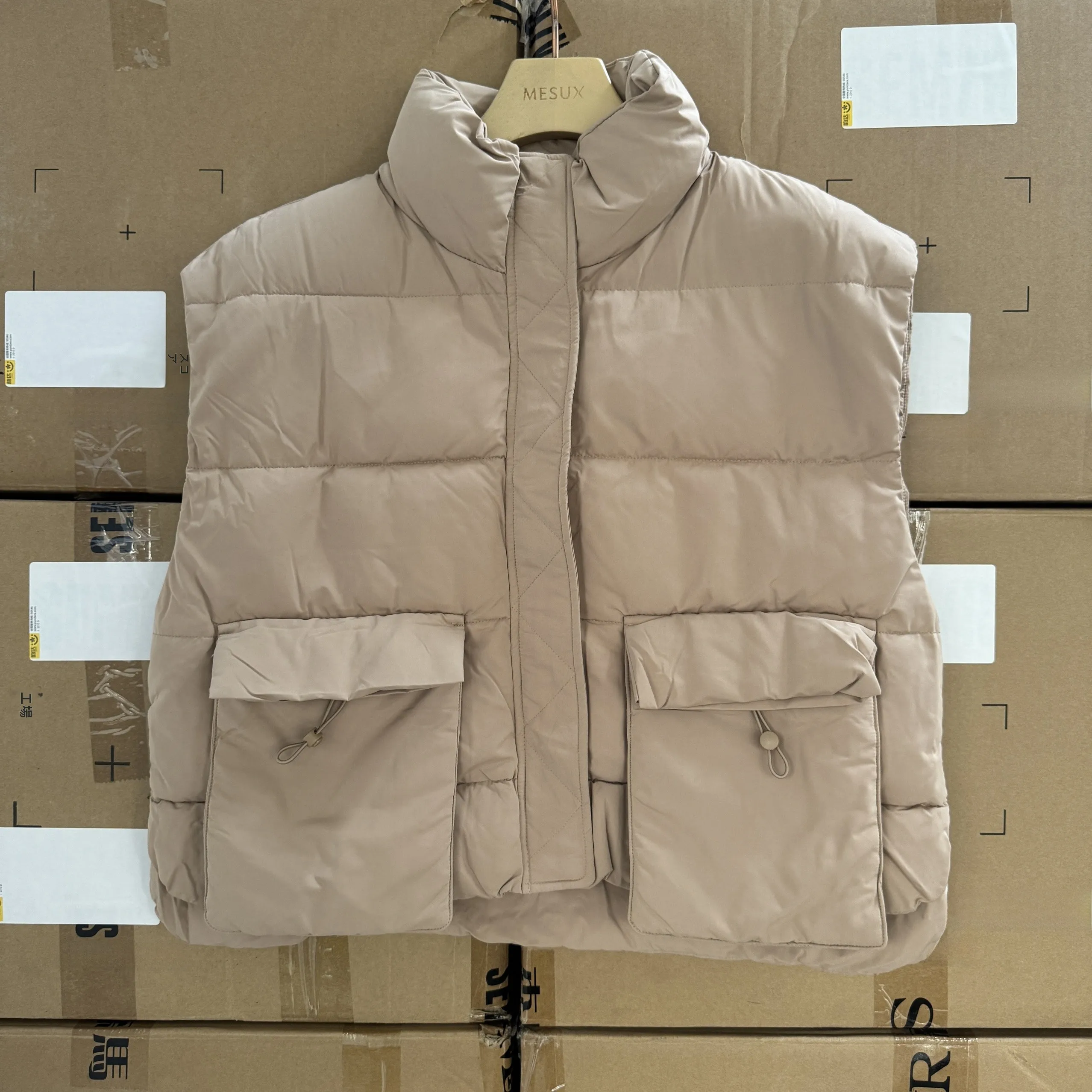 Женский повседневный модный эффективный терможилет Mori с хлопковой подкладкой