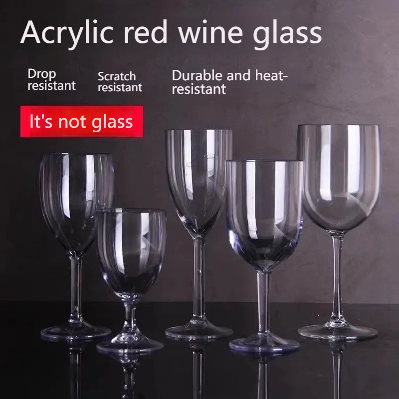 Одноразовый стакан для красного вина 190 мл пластиковые бокалы шампанского