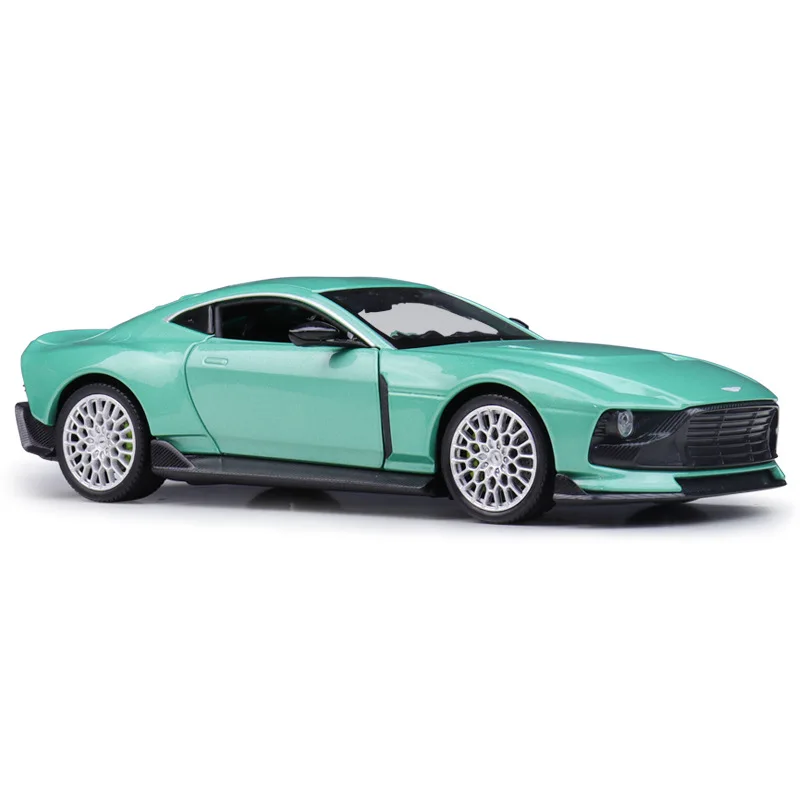Фото Новинка WELLY: Коллекционная модель спортивного автомобиля Aston Martin Valour в масштабе 1:24, имитация из сплава, готовая к эксплуатации, украшение для сцены, игрушка-сувенир №5