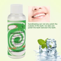 130g teeth whitening essence dental cleaning powder prophy air jet flow teeth polishing plaque stain removal mint lemon flavor