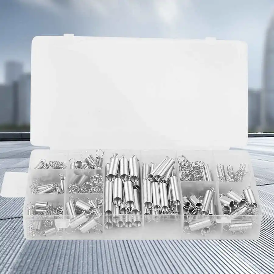 

Набор пружин натяжения/давления 200 шт., оборудование для промышленных аксессуаров, ручные инструменты, удлинительная пружина