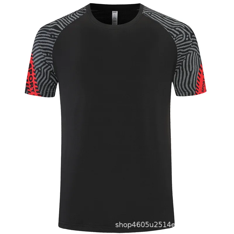 Spring and Summer New Sports Leisure Fitness Quick-drying Tops Fashion Lightweight Breathable Men's T-shirt Men's Large Size