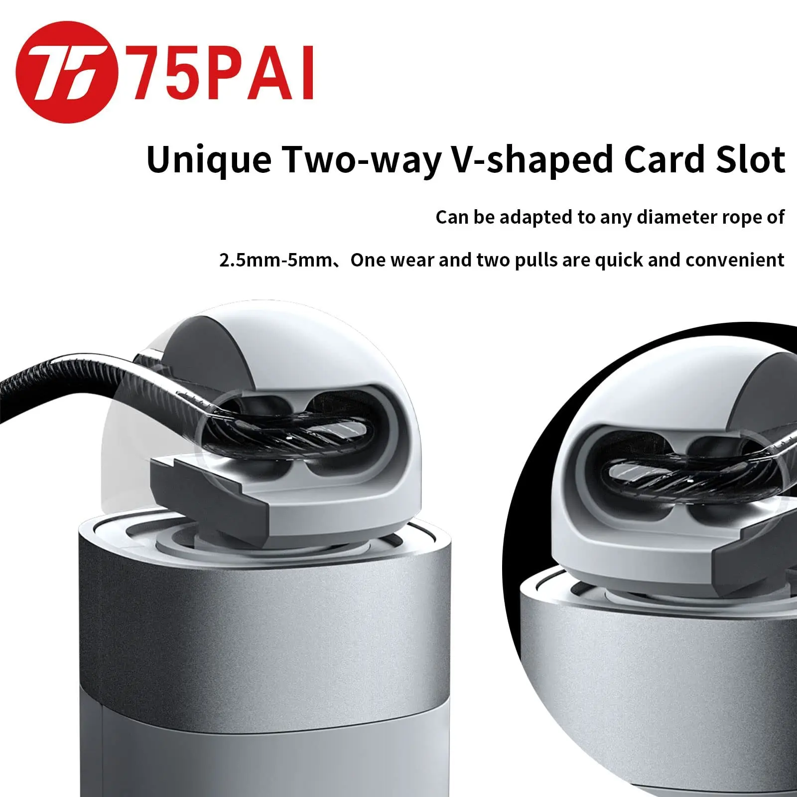 75PAI Smart Fitness Jump Rope Weighted Cordless Speed Jump Rope with Calorie Counter Digital Workout Jump Rope T30L