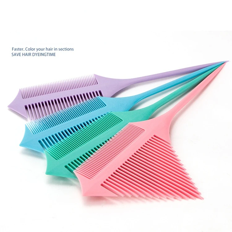 

Hair Dyeing Comb Multifunctional Double-sided Pointed-tail Triangle Pick Comb Portable Comb Hairstylist barber hair dye tools