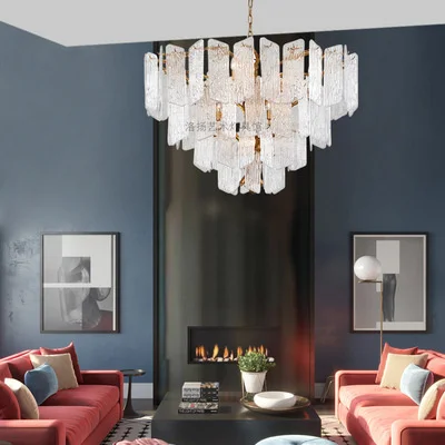 

vintage led nordic led crystal vintage lamp chandelier ceiling deco maison kitchen island luxury designer luminaria de mesa