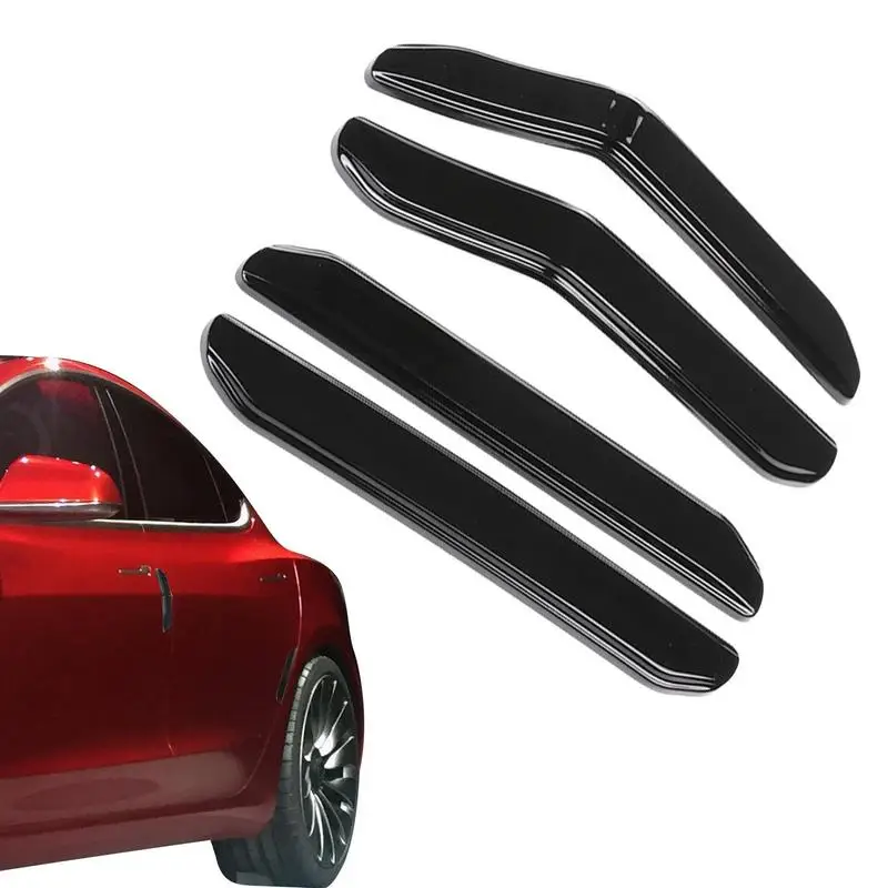 

Противоударная защитная полоса для автомобильного бампера Tesla Model Y/3, защитная полоса, молдинговая защитная полоса, 4 шт., защита от царапин, Противоударная полоса