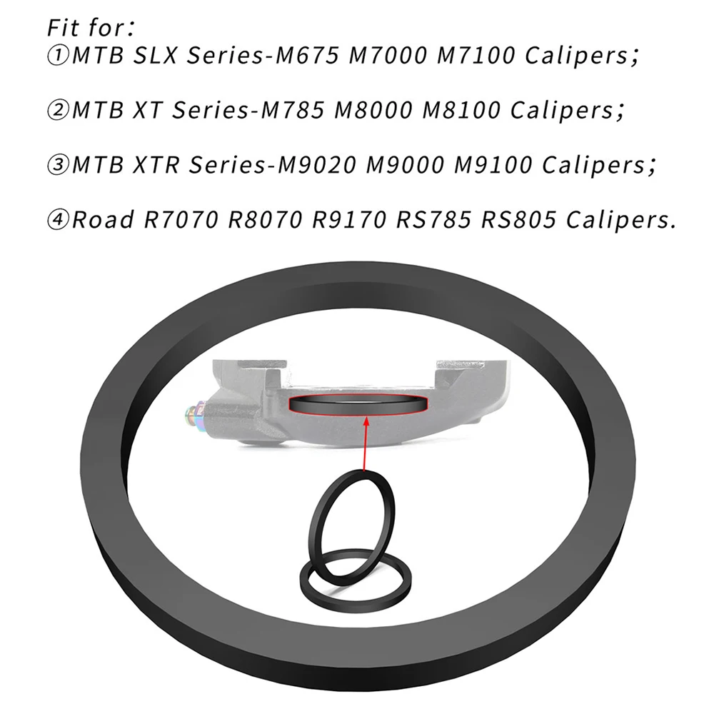 Фото Суппорт дискового тормоза для велосипеда SHIMANO SLX M7000 XT M8000 XTR M9020 R8070, уплотнительное кольцо для шоссейного велосипеда, 2 шт. №3