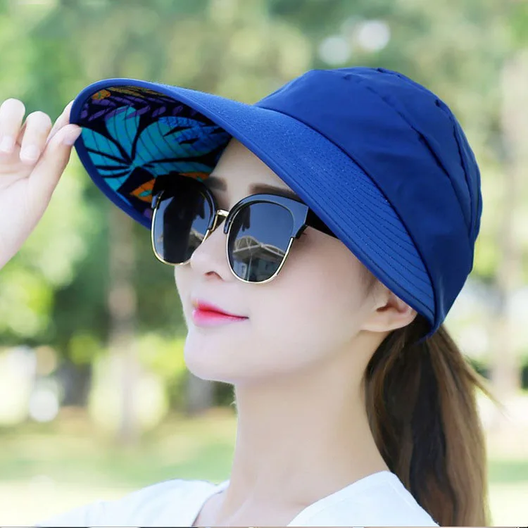 Han Edition Simple Summer Hat Fashion Female Leisure Joker Travel Folding Sun Hat Sun Hat