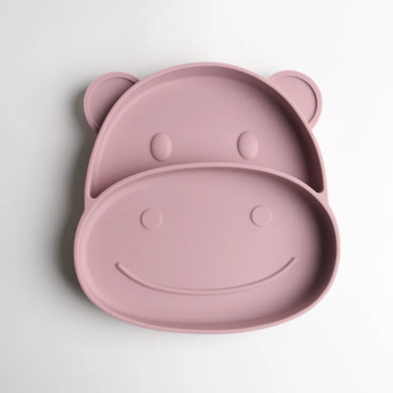 

Силиконовая миска на присоске для малышей, детская посуда, столовая посуда, водонепроницаемая ложка, нескользящая посуда, тарелка для малыш...