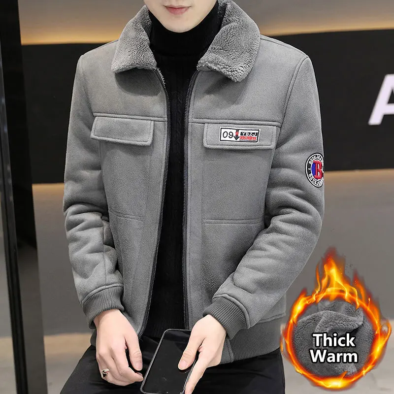 Плюшевая и утолщенная куртка для мужчин в ассортименте