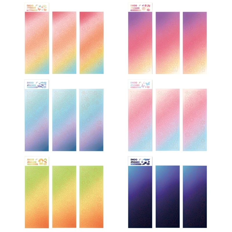 

Самоклеящиеся Стикеры со сверкающим 3D-эффектом и технологией штамповки для фотографий