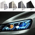 Автомобисветильник световая фара Задний фонарь ТИНТ виниловая пленка лист наклейка крышка Водонепроницаемая Бронированная пленка для передних фар автомобильный Стайлинг 40x60 см