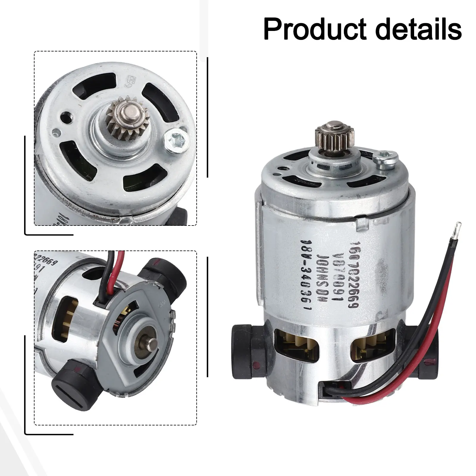 1 шт. 18 В 16 зубьев двигатель 160702266 N 1607022669 Для BOSCH GSR180-LI GSB180-LI GSR18V-21 GSB18V-21 аксессуары