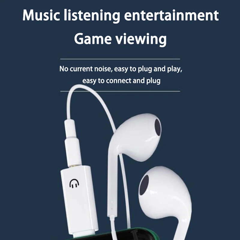 

Type-C Adapter Male Type C to Female 3.5mm Adapter 3.55mm wired earphone Adapter Support OTG