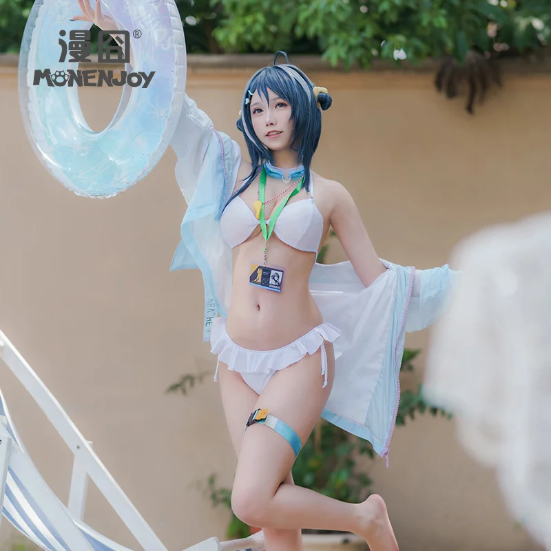 

Пикантная летняя одежда для плавания Game arknight La Pluma, Униформа, солнцезащитное пальто, костюм для косплея, наряды для ролевых игр на Хэллоуин, необывечерние