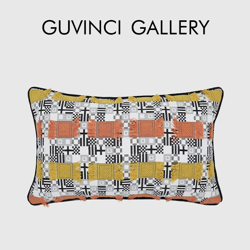 

Индейский этнический телефон GUVINCI, 30x50 см, роскошный ретро-стиль ручной работы, новая подушка, богемный Экзотический стиль, домашний декор