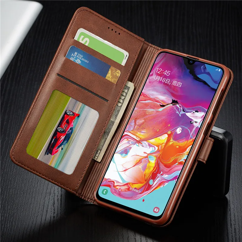 

Case For Samsung Galaxy S21 Plus Case Leather Flip Cover Samsung Galaxy S21 Ultra Phone Coque For Samsung S23 S22 S20 FE S10 S9