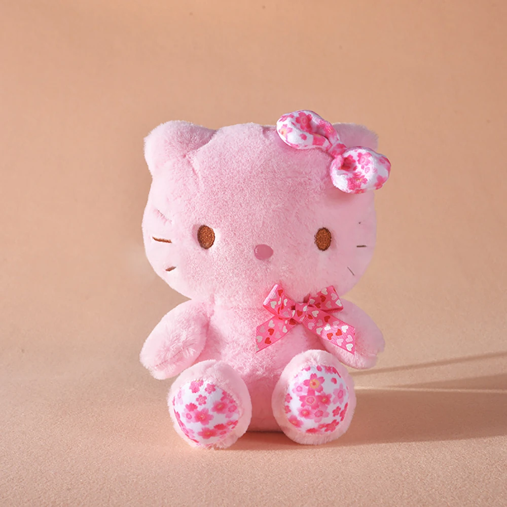 Sanrio плюшевая игрушка Hello Kitty Kawaii Sakura KT Cat мягкая кукла милые Мультяшные мягкие