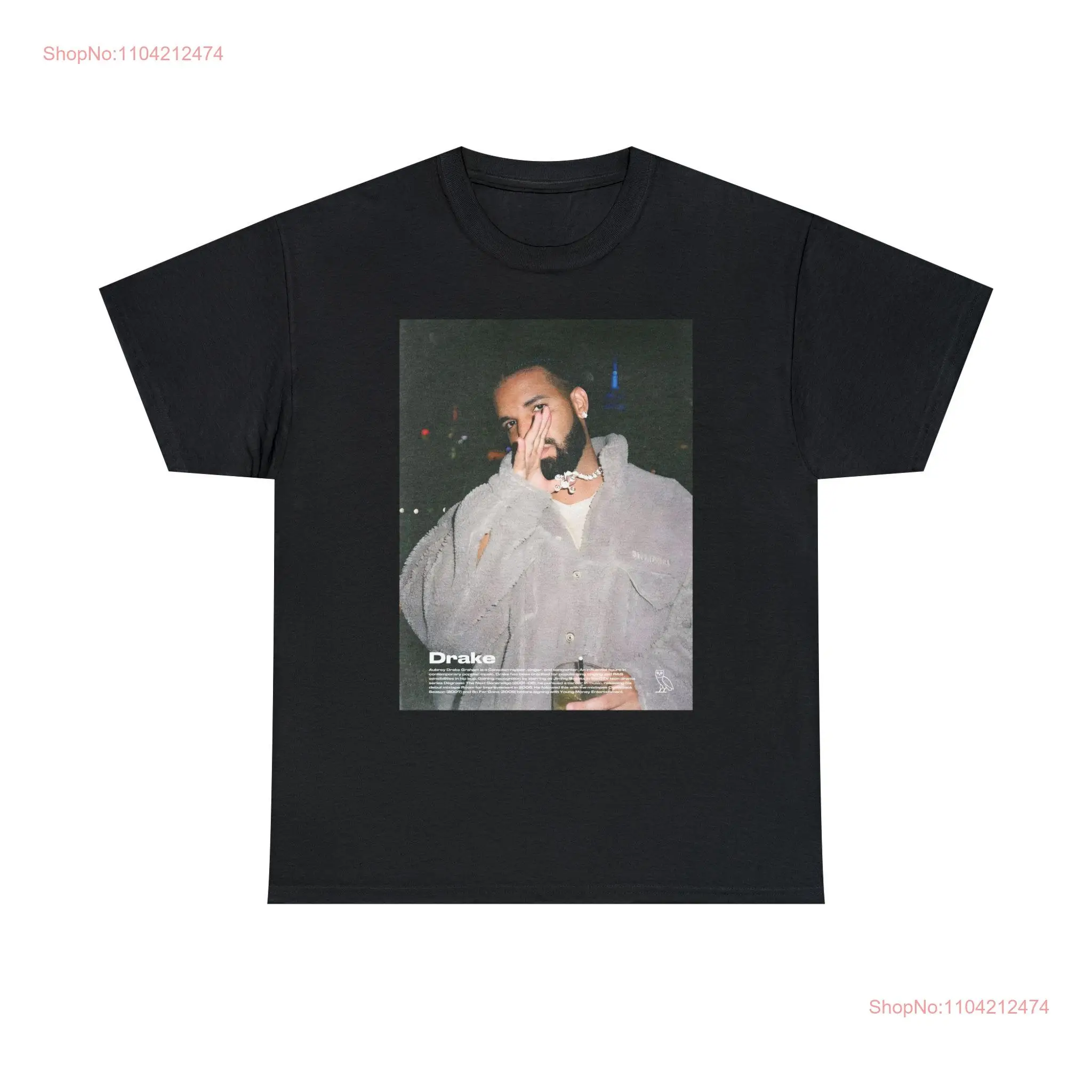 Футболка Drake For All The Dogs Merch Album Her Loss из плотного хлопка с длинными или короткими
