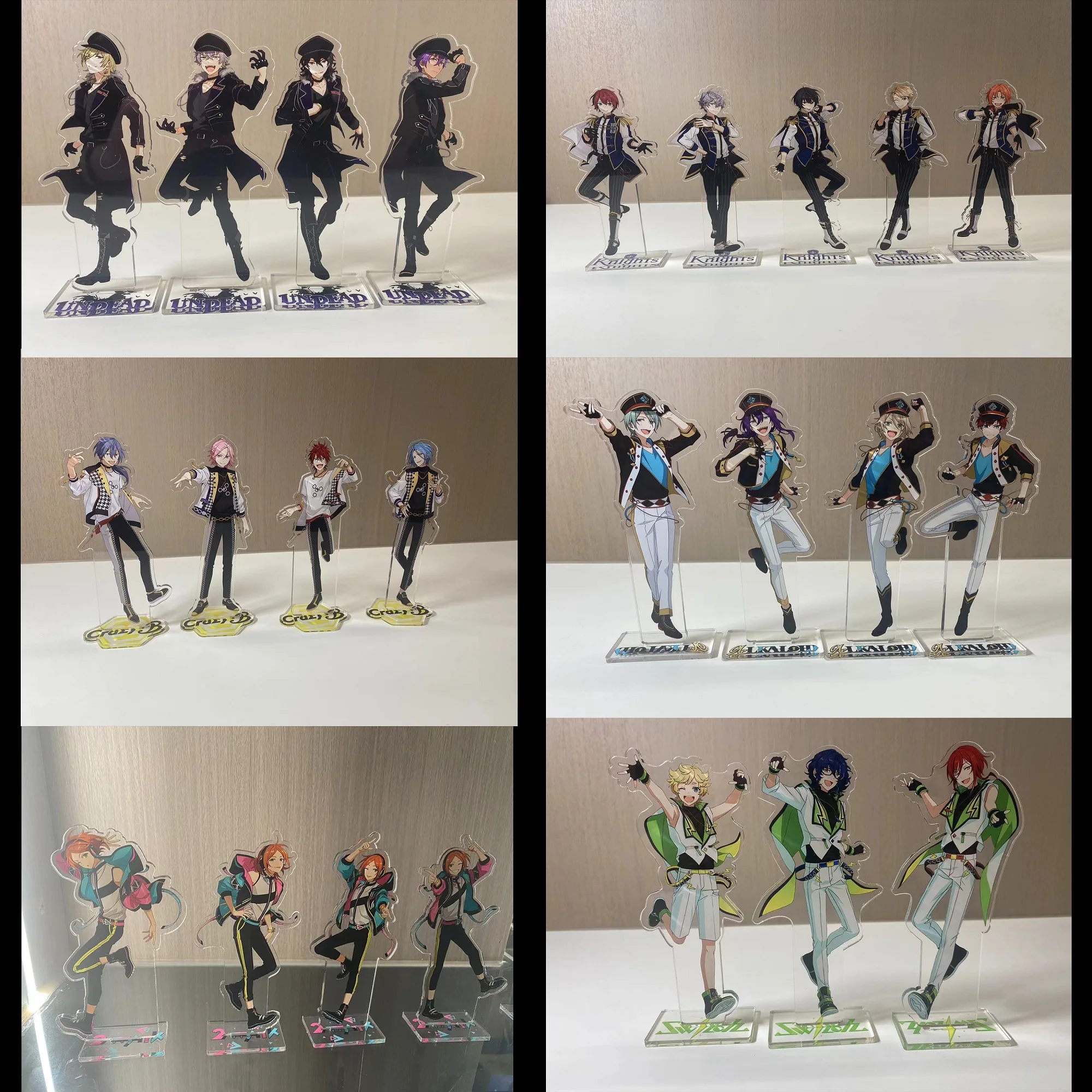 Фото Аниме-игра Ensemble Stars, акриловая стоячая модель персонажа Trickstar, штраф, UNDEAD, Knights, 2wink, подарочный набор для украшения рабочего стола №1