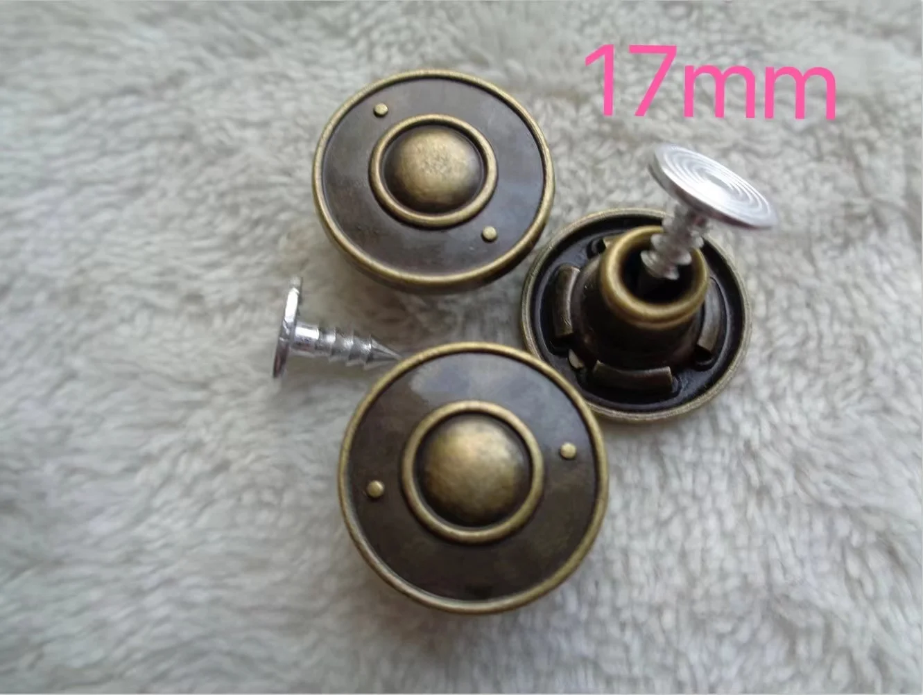 

16mm17mm new high-grade metal coat button windbreaker button cashmere suit coat versatile female button