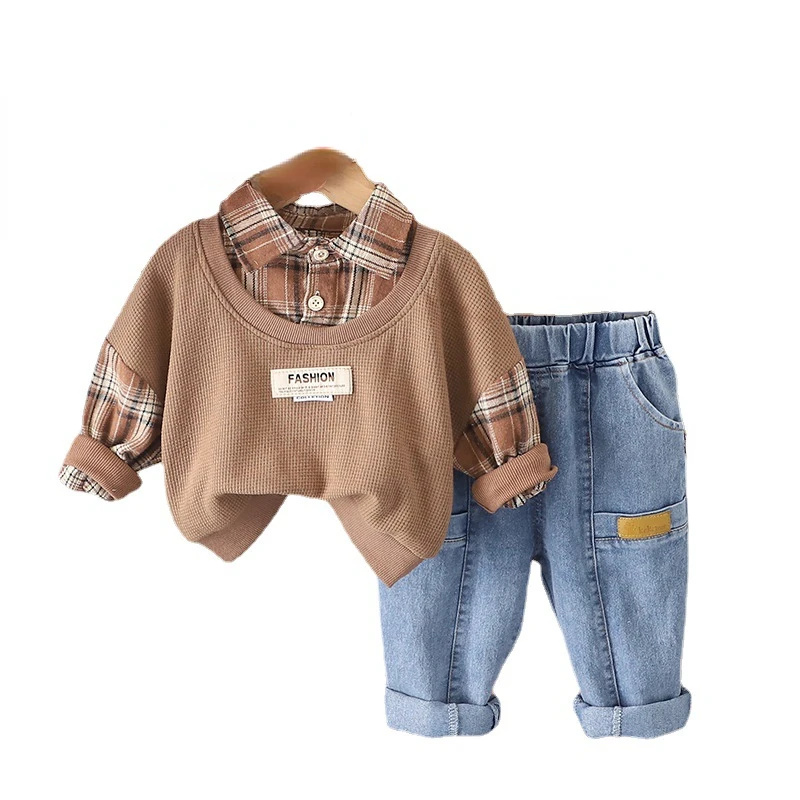 

New Spring Autumn Baby Clothes Suit Children Boys Casual T-Shirt Pants 2Pcs/Sets Toddler Sports Costume Infant Kids Tracksuits