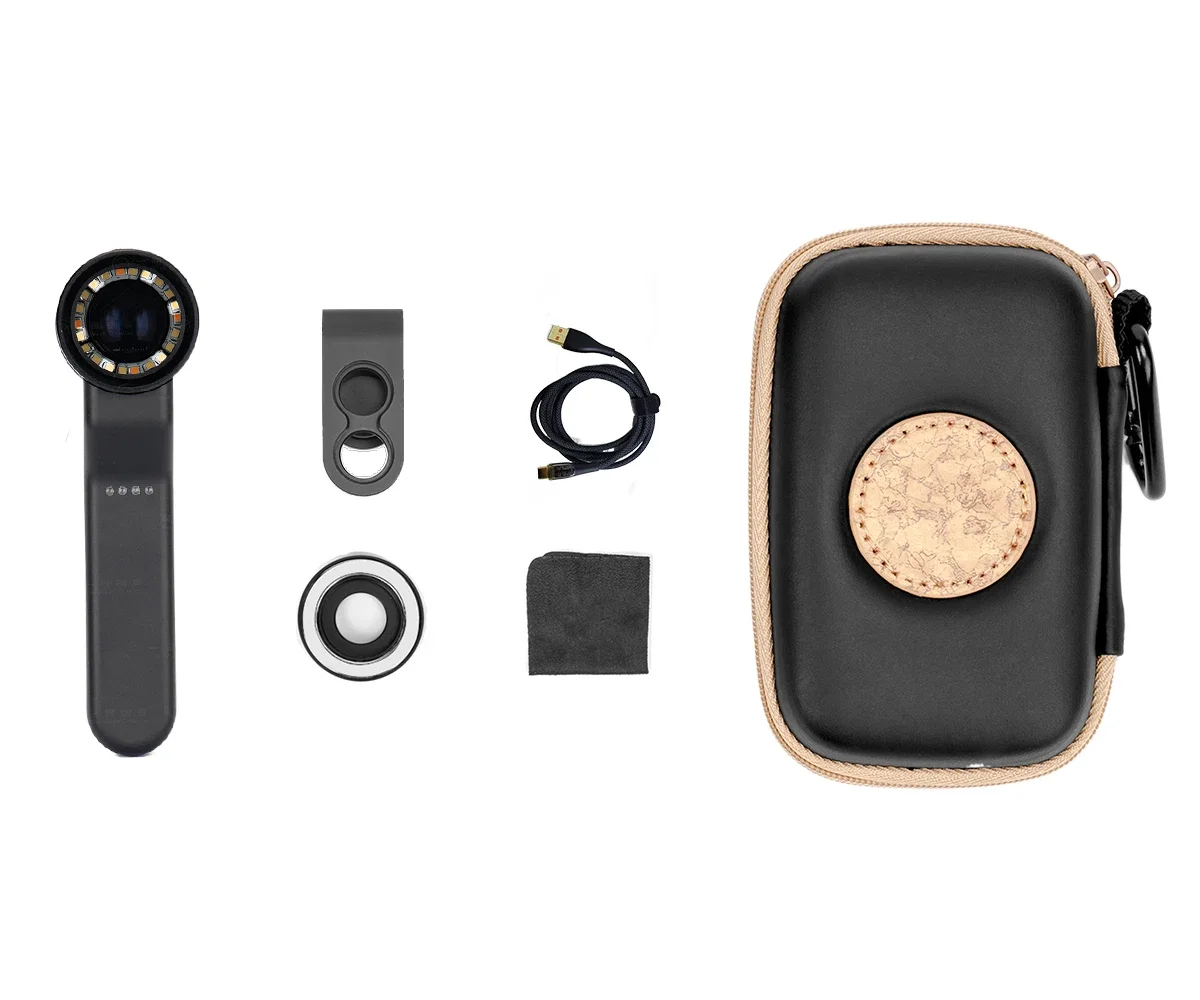 IBOOLO DE-4100 Advance Профессиональный ручной дерматоскоп для диагностики поражений кожи