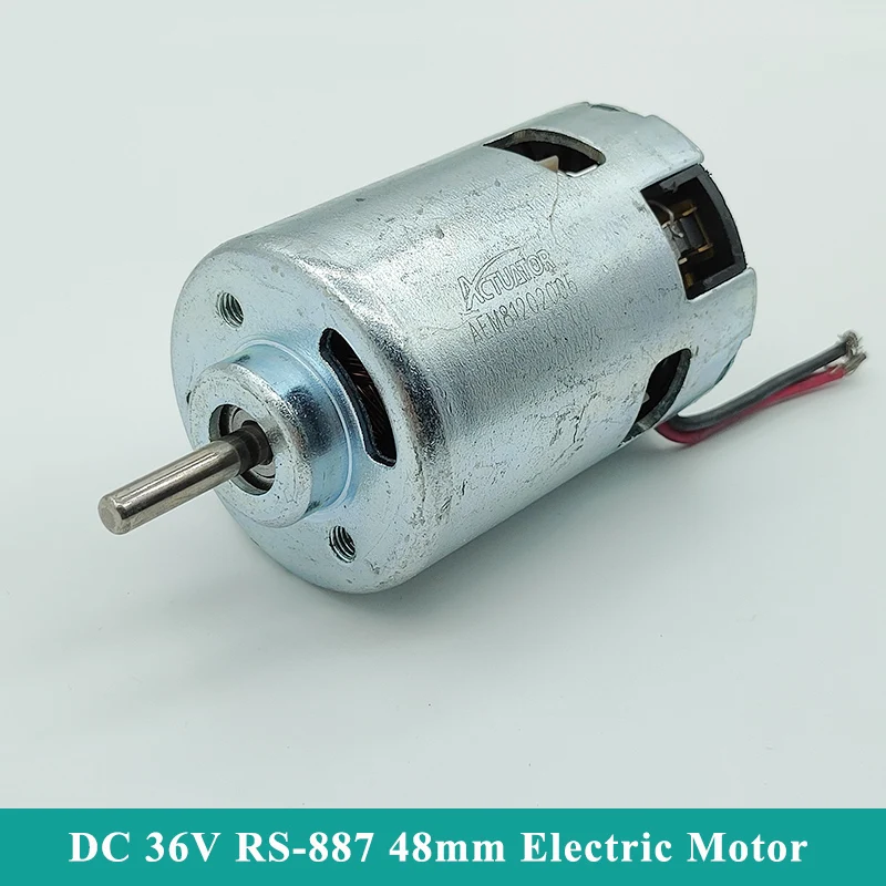 

48MM RS-887 Motor DC 12V 18V 24V 36V 16000RPM High Speed Power Large Torque Motor For Drill&Screwdriver Chainsaw cutting tool