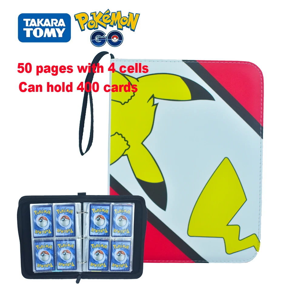 

Pokemon Cards 200-400pcs Holder Album Playing Trading Card Pokemon Toys for Children Collection Charizard Pikachu Album Book