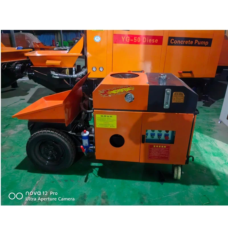 Фото Горячая распродажа: Настраиваемый дизельный бетононасос 8 м³/ч, высокая эффективность, гарантия 1 год, быстрая доставка №5