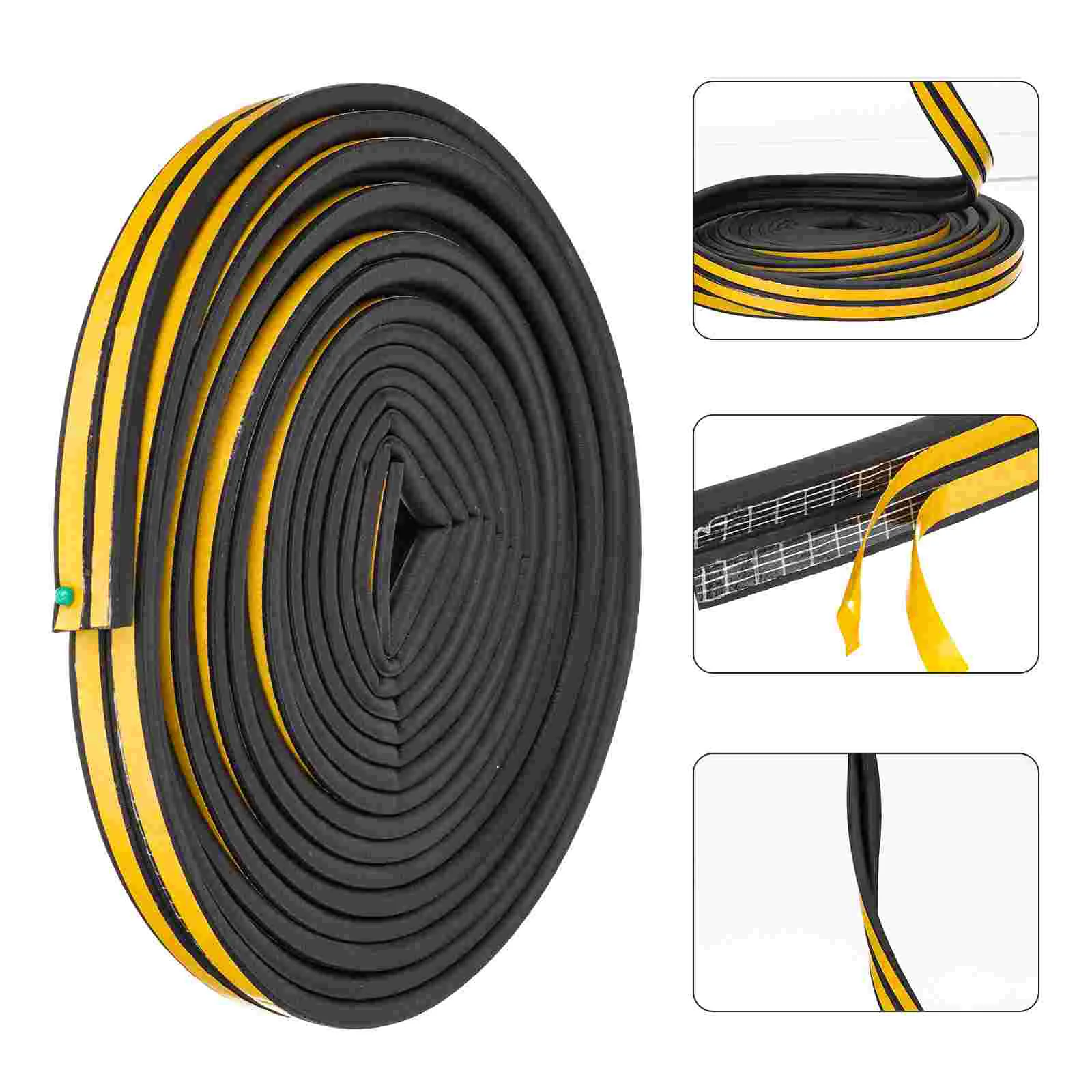 

Door Seal Weather Strip Garage Stripping Guard Bottom Trim Side Tape Sealing Exterior Insulation Vehicle Automotive Rubber Car