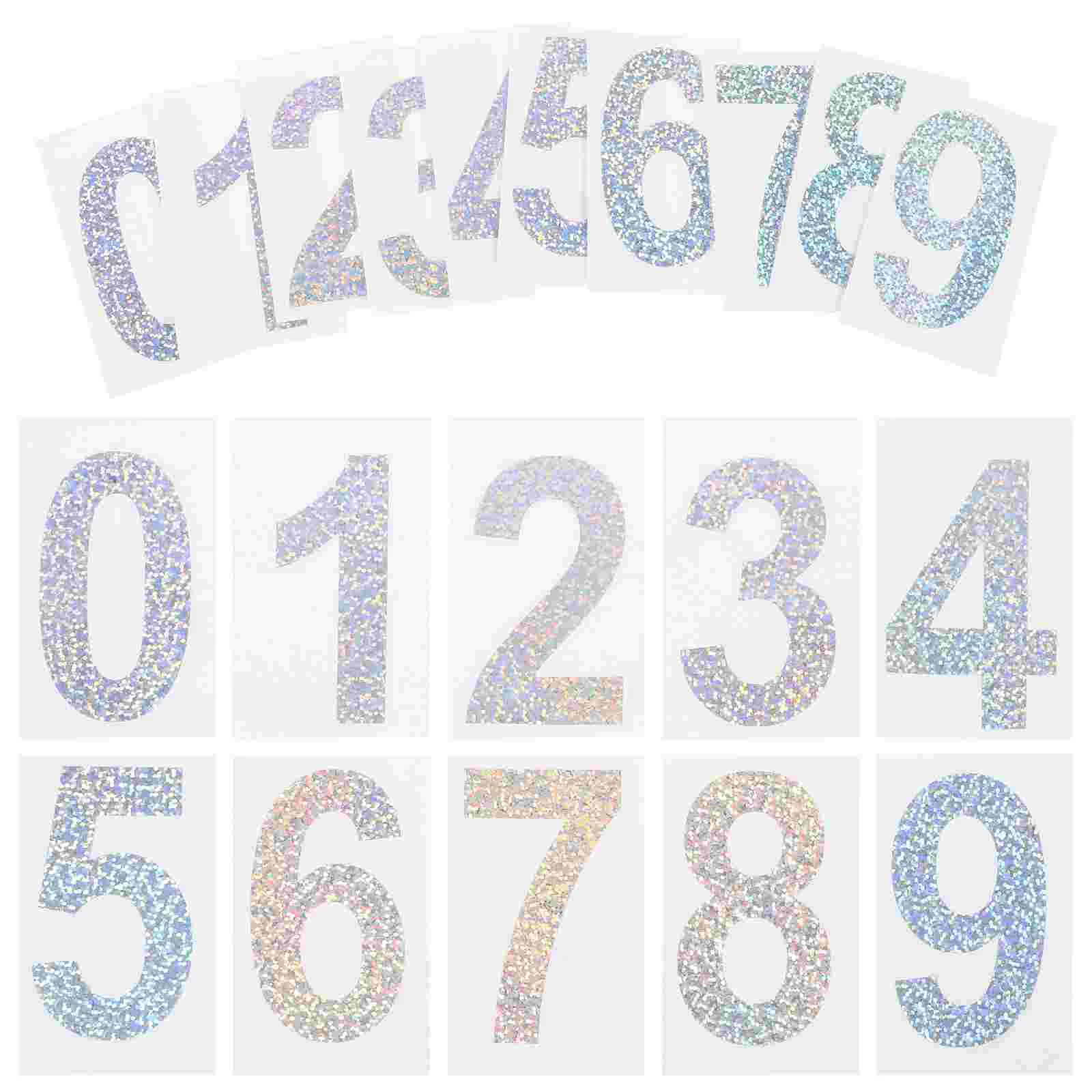 

Number Stickers Self Adhesive Decal Numbers Mailbox Reflective Decals Sign Nail