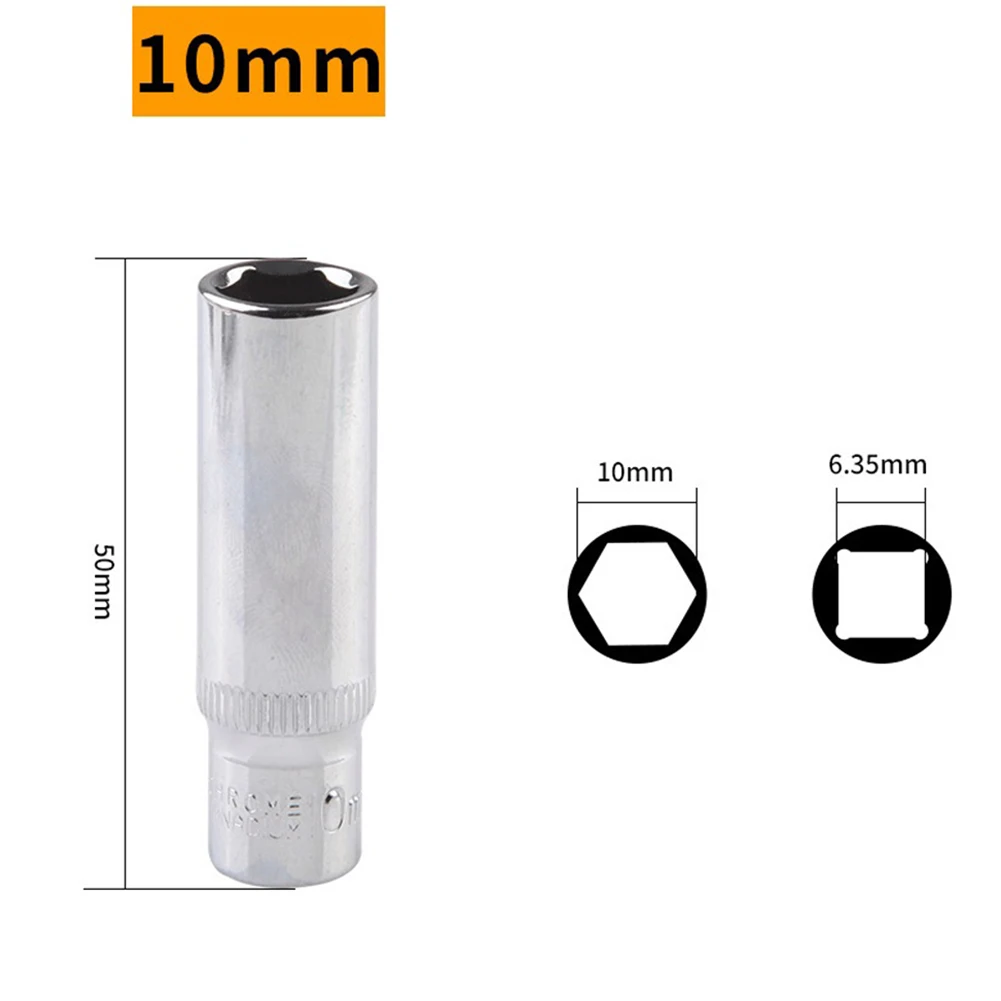 

Набор торцевых головок VIBRATITE 1/4 дюйма 4-14 мм