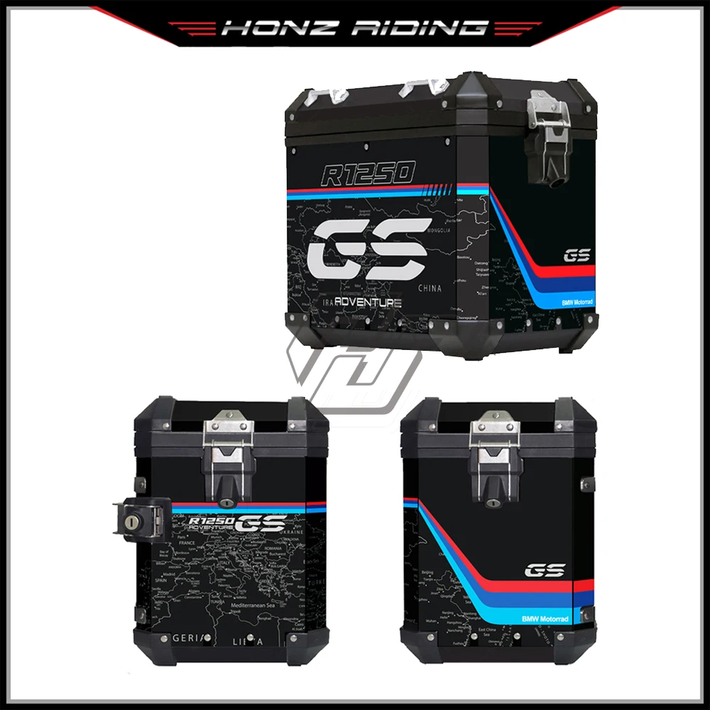 

R1250GS ADV R1200GS ADV 3 X Adventure Protector Cover Sticker Decal Set Suitable for BMW Aluminum BOX 1 Set