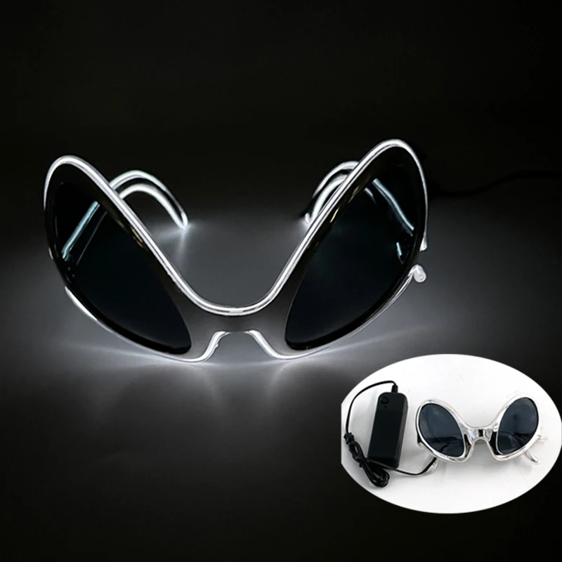 Светящиеся очки YEAHUI EL для Хэллоуина