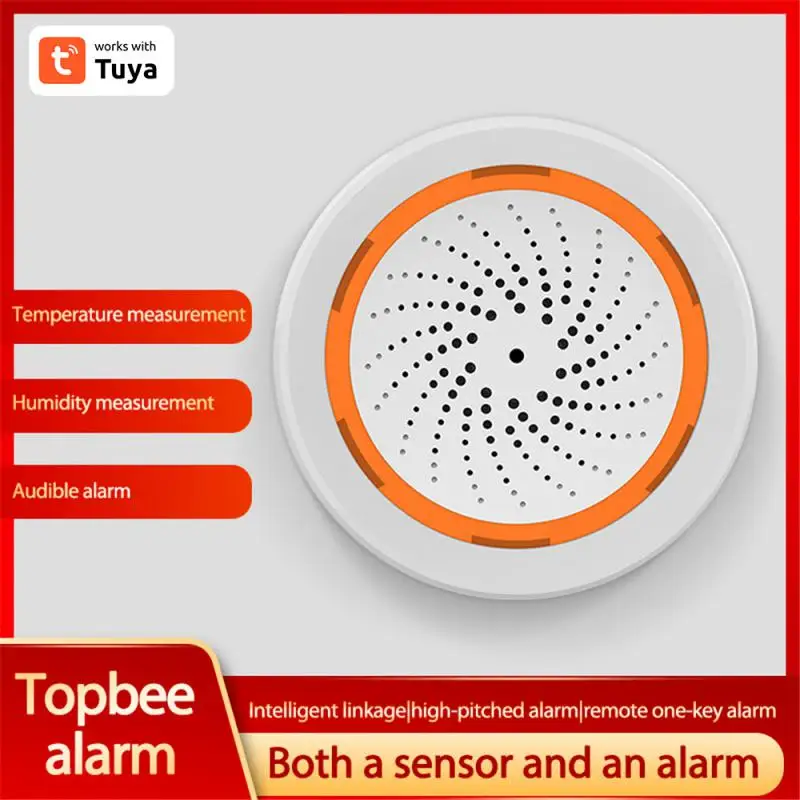 Эффективная безопасность Tuya громкая сигнализация 90 дБ простая в установке