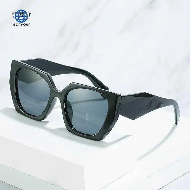

Teenyoun 2022 New Color Matching Pra Same Trade Square Uv400 Eyewear Retro Women's Gafas De Sol Sunglasses Sun Glasses