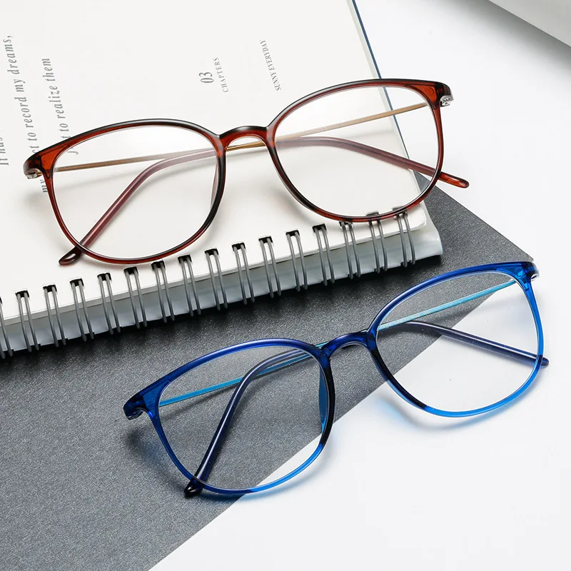 

Women Reading Glasses Anti-blue Light Myopia Glasses Round Frame Eyeglasses Diopter Espejuelos Graduados De Mujer 2022