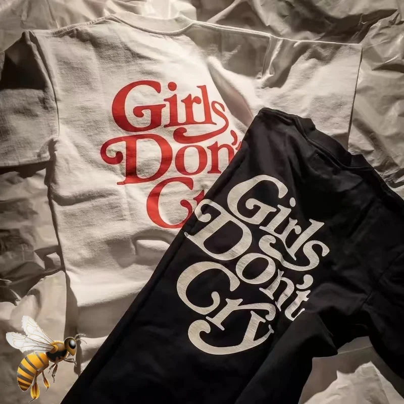 

Human Made T-Shirts Men Women Word Girls Don't Cry Casual T Shirt