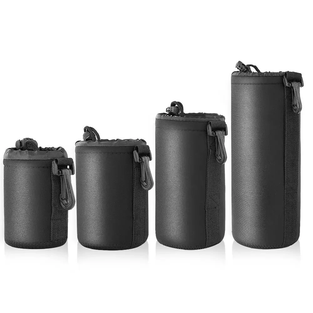 

Camera case Pouch Shockproof Lens Pouch Set Lens Case Small Medium Large and Extra Large For DSLR Camera Lens Bag