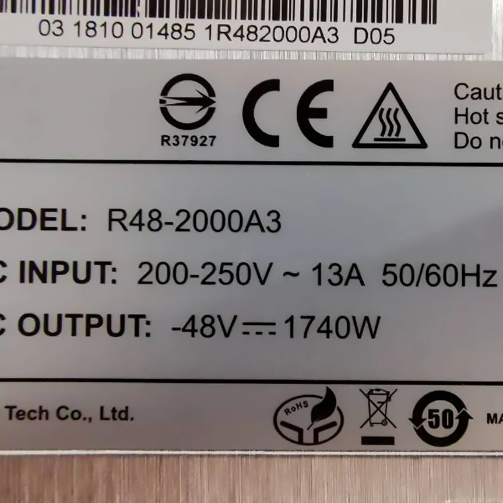 R48-2000A3 Для импульсного источника питания EMERSON 250 В 13 А 1740 Вт