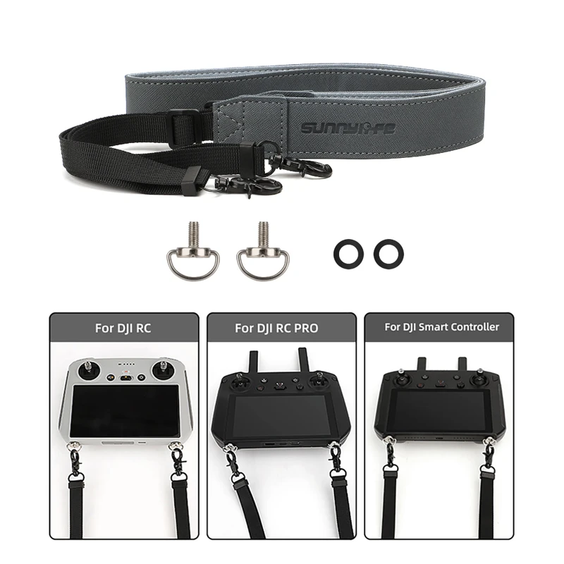 

Remote Controller Hanger Strap Shoulder Belt Lanyard W Hook for DJI Mini 3 Pro DJI RC/ RC PRO Smart Controller Drone Accessories