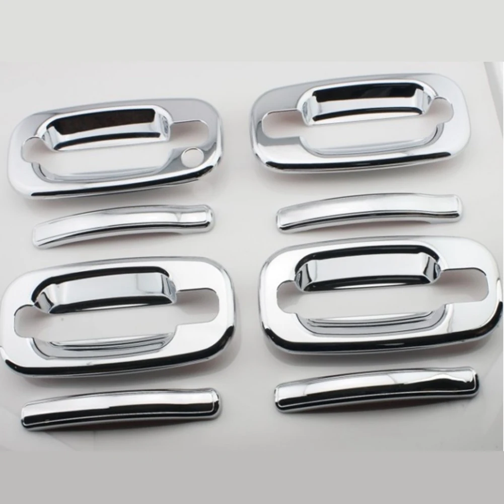 Хромированная накладка на дверную ручку для Chevy Suburban Chevrolet Tahoe Silverado Avalanche GMC Yukon Sierra