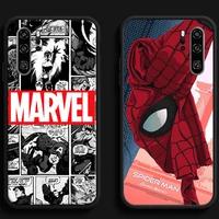 marvel spiderman phone cases for huawei honor y6 y7 2019 y9 2018 y9 prime 2019 y9 2019 y9a cases back cover coque carcasa