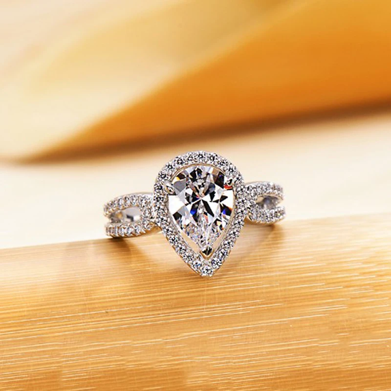 

Популярные кольца в форме груши для женщин, серебряный цвет, универсальный дизайн, модные обручальные кольца, аксессуары, необычный подарок...