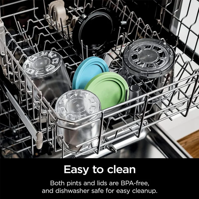 Замена контейнеров для мороженого пинтов и крышек Ninja Creami чашки 24 унции серия Deluxe