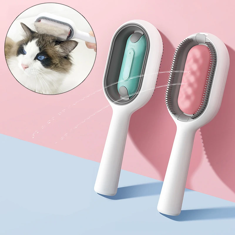 

Clean Cat Dog Hair Removal Comb with Wipes Upgraded Pet Brush Katten Accessories Gatos Productos para mascotas Grooming Supplies